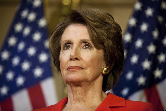 Nancy Pelosi with Netanyahu in 2009.