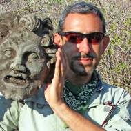 The rare mask uncovered at the Hippos-Sussita dig. (Michael Eisenberg/MFA)