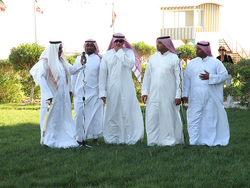 Saudi men.