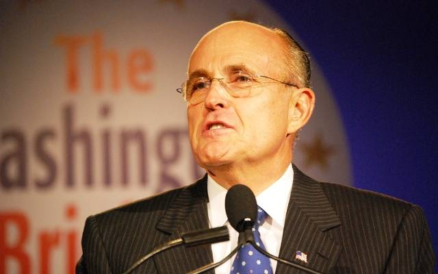 Former New York City Mayor Rudy Giuliani