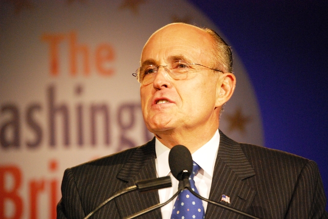 Former New York City Mayor Rudy Giuliani