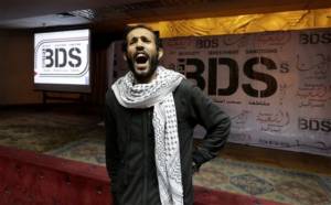 A BDS activist in Egypt. (AP/Amr Nabil)