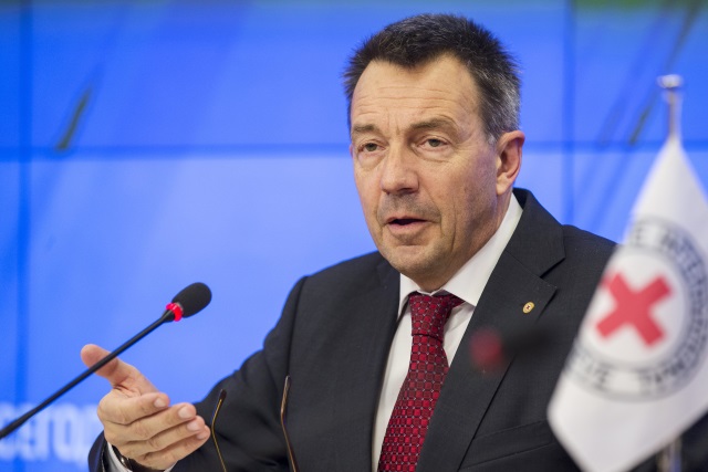 International Red Cross President Peter Maurer