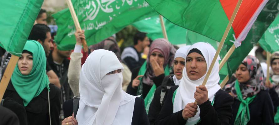 Palestinian students from Birzeit University