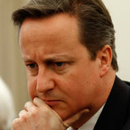 British Prime Minister David Cameron