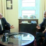 PM Netanyahu with Avraham Niederhoper.