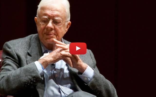 Former US President Carter. (Nir Levy/Shutterstock)