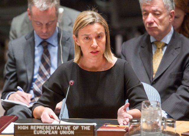 EU’s foreign policy chief Federica Mogherini