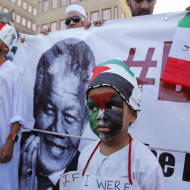 South Africa Palestinian Protest