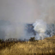 Syrian mortar Golan Heights