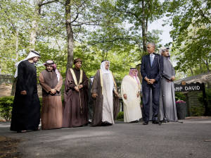Obama and Arab Royalty at Camp David
