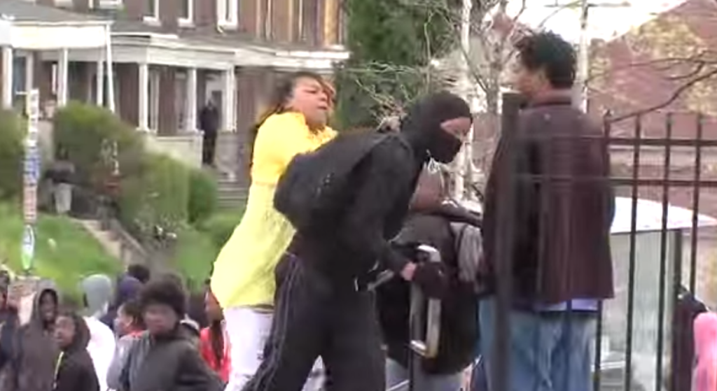 Baltimore riot mom