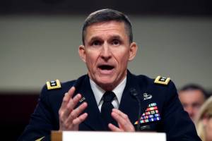 Former General Michael Flynn. (AP/Lauren Victoria Burke)