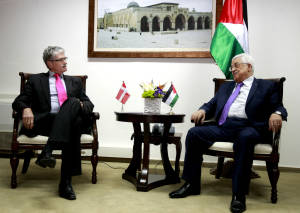 Mogens Lykketoft Mahmoud Abbas
