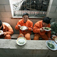 Chinese construction workers in Israel