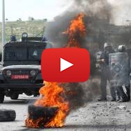 IDF forces under attack jeep