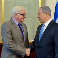 Netanyahu with German foreign minister