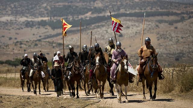 Crusade enactment Galilee Crusade enactment Galilee