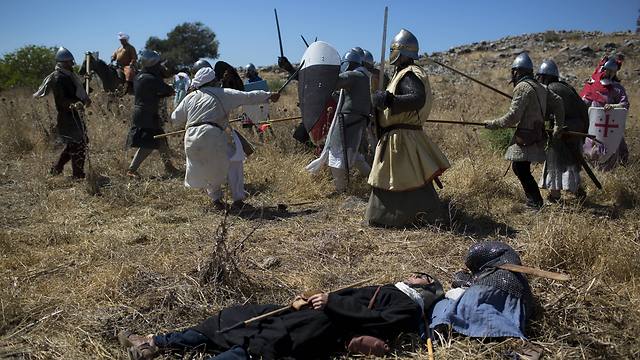 Crusade enactment Galilee Crusade enactment Galilee