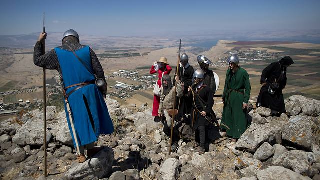 Crusade enactment Galilee Crusade enactment Galilee