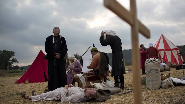 Crusade enactment Galilee Crusade enactment Galilee
