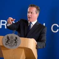 British Prime Minister David Cameron