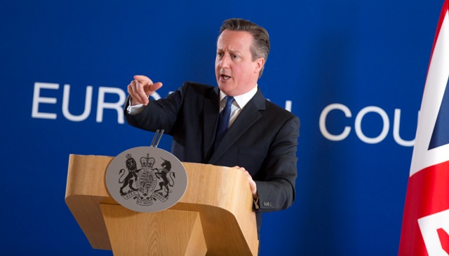 British Prime Minister David Cameron