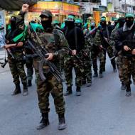 Hamas terrorists in Gaza
