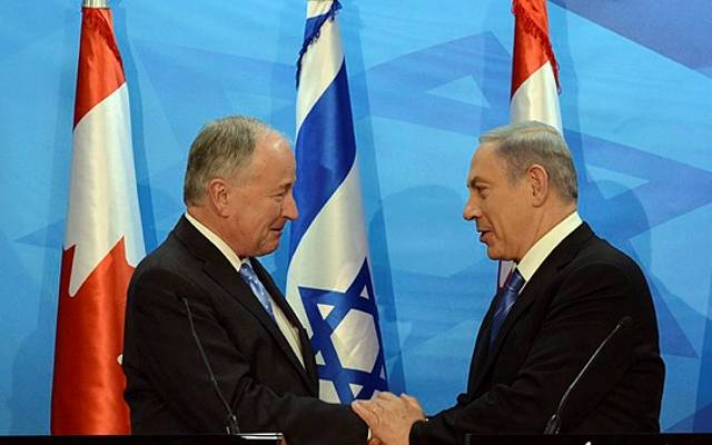 Canada Nicholson Netanyahu