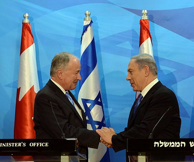 Canada Nicholson Netanyahu