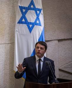 Renzi Italy Knesset