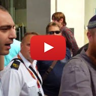 Sole Defender of Israel in London Against Palestinian Antisemite Activists