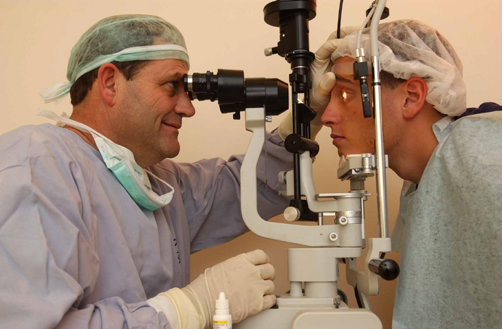 Corneal transplant surgery