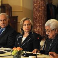Netanyahu Clinton Abbas