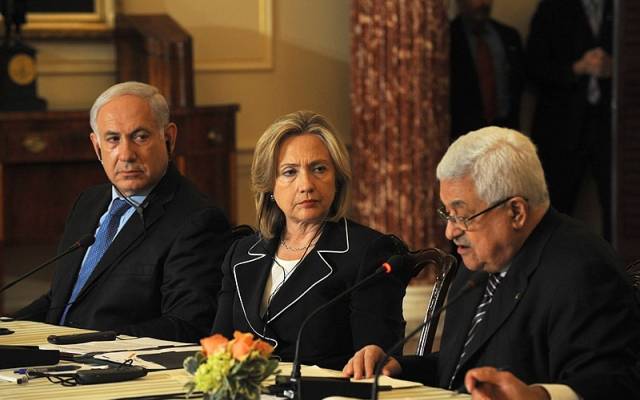 Netanyahu Clinton Abbas