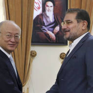 Yukiya Amano, Ali Shamkhani