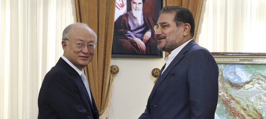 Yukiya Amano, Ali Shamkhani