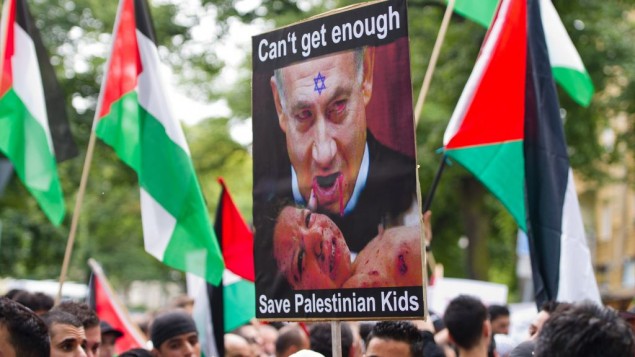 Anti-Israel protest in Berlin