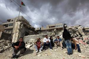 Illegal Palestinian construction