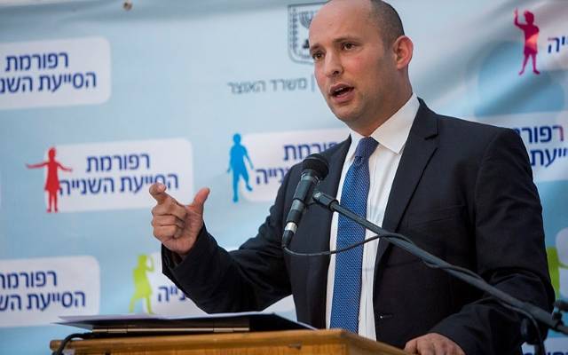 Minister of Education Naftali Bennett.