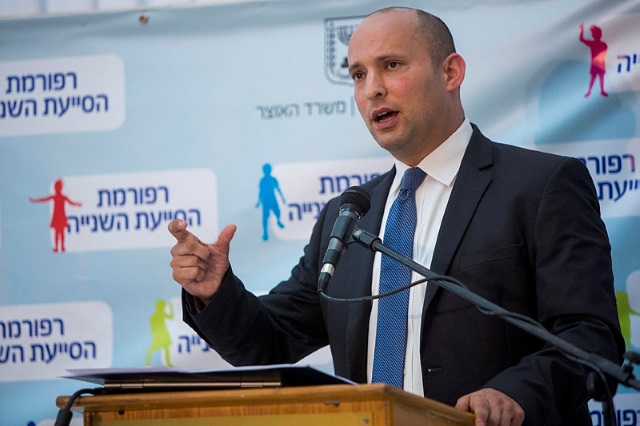 Minister of Education Naftali Bennett.