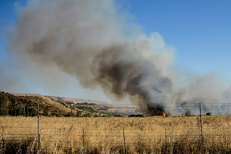 Rocket attack attack Golan