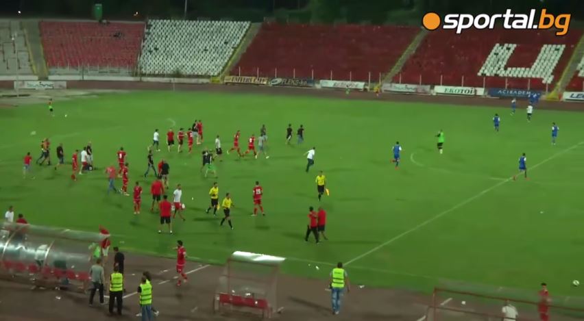 Violent Bulgarian Fans Chase Israeli Soccer Team From Field