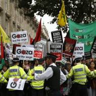 Netanyahu Greeted by Anti-Israel Protests Upon Visit to London