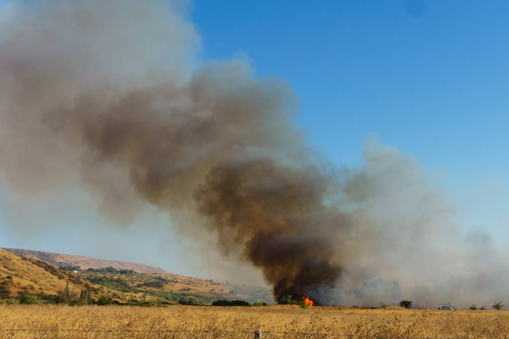 Syrian mortars cause