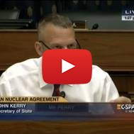 Fiery Exchange Between Kerry and Senator Perry Over Iran Nuclear Deal
