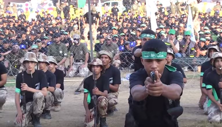 Hamas "summer camp." (screenshot)