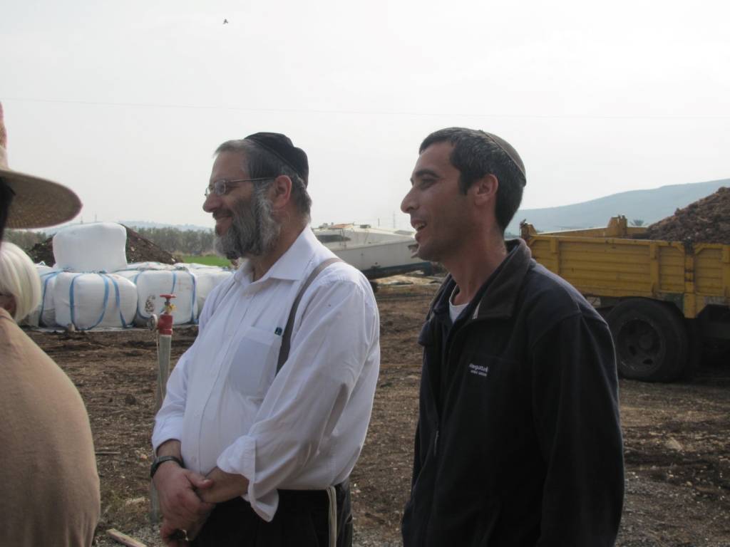 Rabbi Dov Frank (L) and Yehuda Herzlich