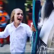 Jewish Child is Terrified as Muslim Mob Verbally Assaults his Jewish Family