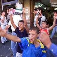 Palestinians celebrate terror